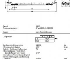 20 x Sgkkms 698 freight wagon for the transportation of HighCube swap bodies and containers - Image 2