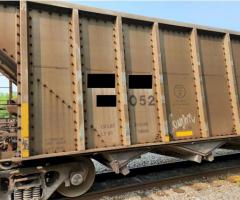 111 x Rapid discarge aluminium hoppers 4000 cf for sale - Image 2