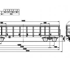 RTC- EANOS RAILCAR SPECIAL  BUILD FOR SCRAP TRANSPORT - Image 2