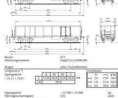 + 30 Eaos-x 075  Open freight wagon with 4 wheelsets - Image 2