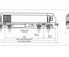 Locomotive EMD Class 67   4-axle diesel loco with power of 2385 kW - Image 5