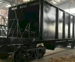 UIC 60t Railway Cargo Train Car Hopper Wagon For Ballast Ore Mineral Particles - Image 2