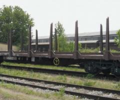 UIC rail car  Ros   for timber transports