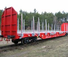 30 Rils flat car for sale with four wheelsets