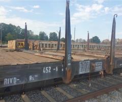 20 Rs flat rail cars for sale - UIC / RIV - Image 2